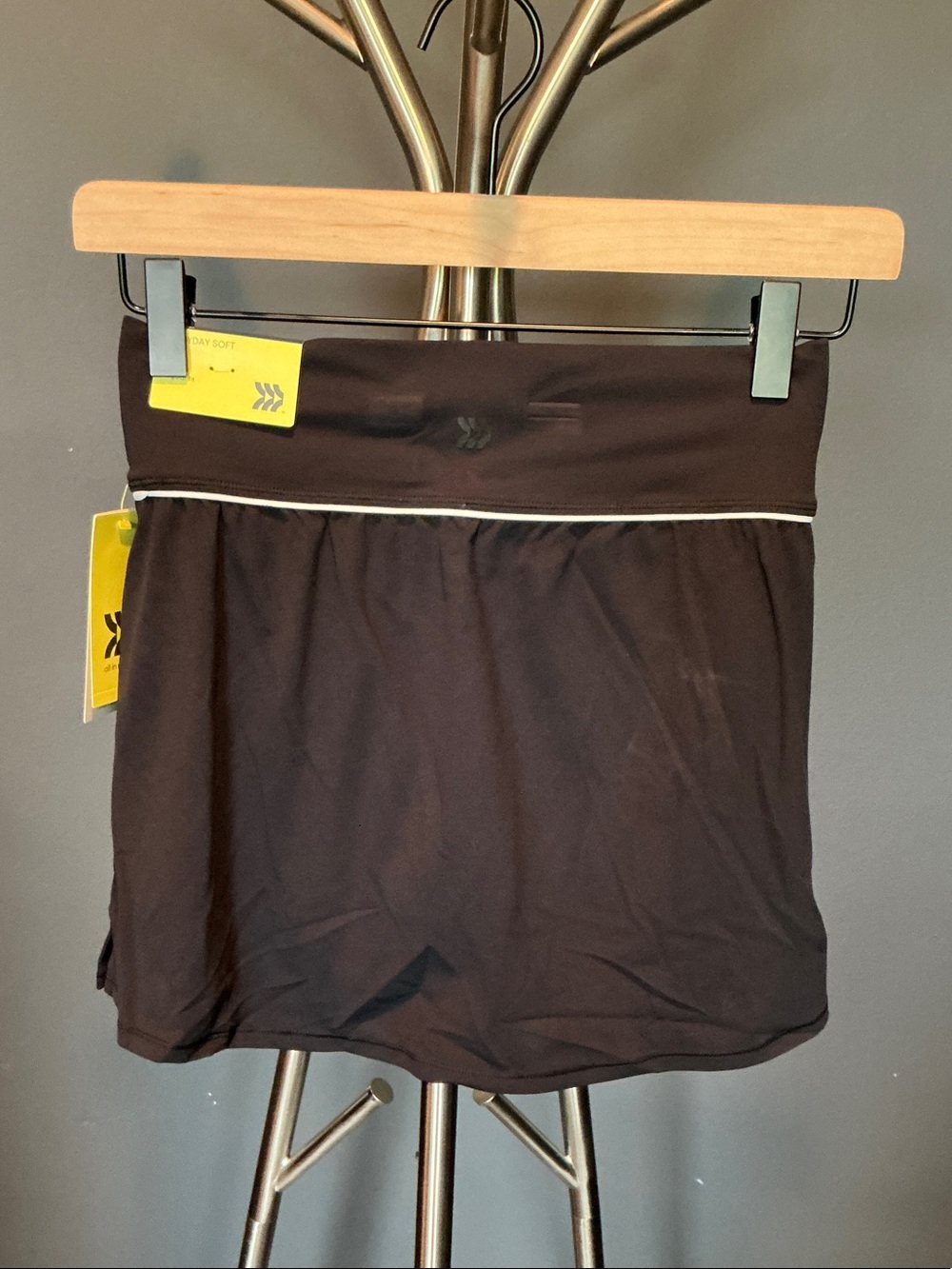 Black Skort with White Trim